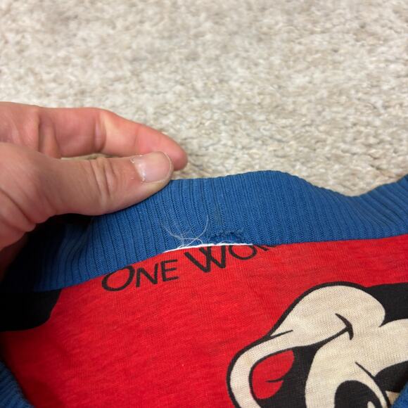 Vintage 90s Mickeys Reversible Bomber AOP Jacket Men's XL - Picture 8 of 14